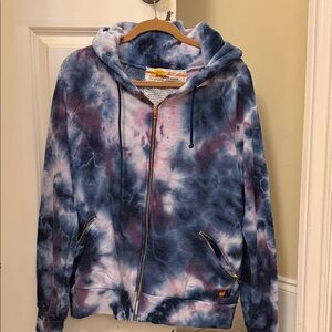 Aviator Nation Multicolor Tie-Dye Hoodie